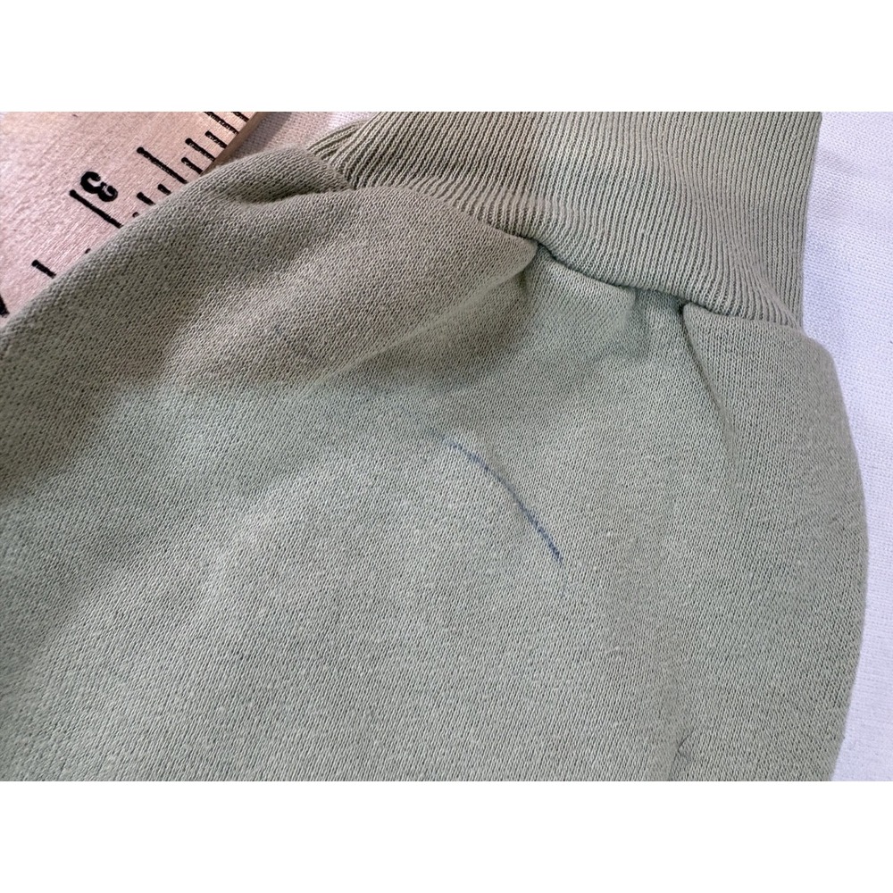Top Stitch by Morning Sun Collared Bird Country Cabin Light Green Sweatshirt 3XL - Picture 9 of 9